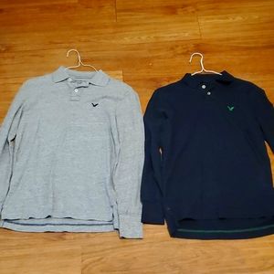 Mens long sleeve polo shirts